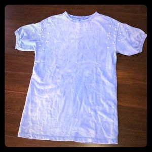 Zara short sleeves oversized sweatshirt